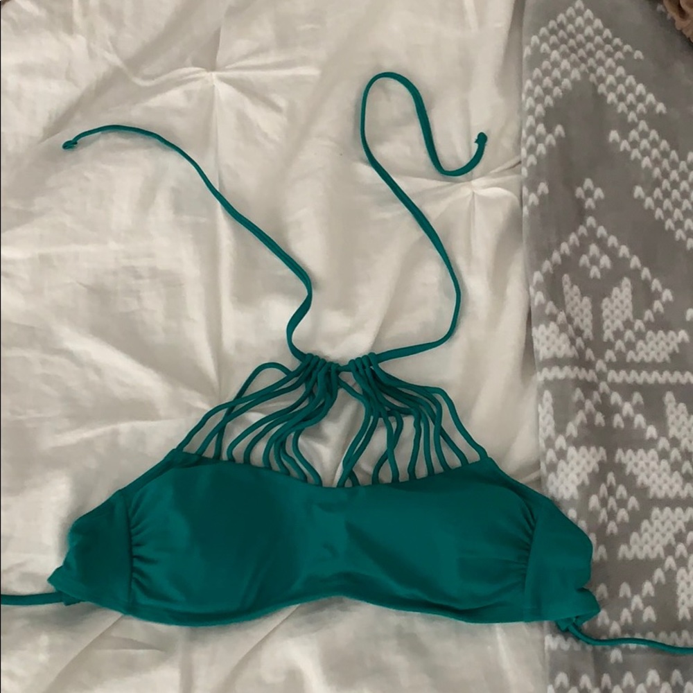 high neck bikini top